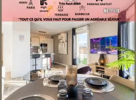 Skylounge- 8Pers -Families - Pros -Terrace- BBQ -Parking- WIFI