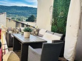 Maison de village familiale Sablet