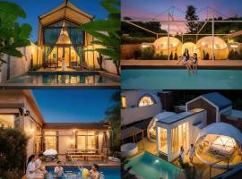 The X10 private pool villa khaoyai SHA Certified เขาใหญ่，位于Ban Tha Chang的酒店