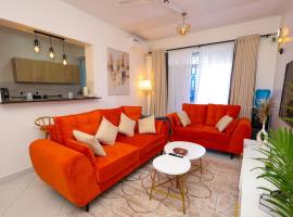 Cosy 2 BR in Mombasa town CBD area - 15 mins to the Airport & 5 mins to Fort esus museum，位于蒙巴萨的自助式住宿