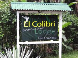 El Colibri Lodge，位于曼萨尼约的住宿加早餐旅馆