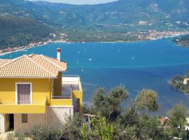 marmar lefkada luxury villas，位于Vlikhon的带泳池的酒店