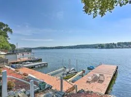 Spacious Lakefront House With a Private Dock