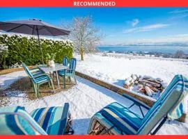 Chalet vue Alpes et lac