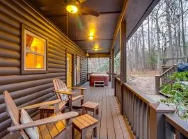 Hot Tub + Fire Pit: Wooded Cabin Near DeSoto Park!