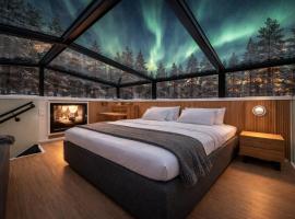 Levin Primus - Your Glass-Roof Gateway to Laplands Magic，位于列维的木屋