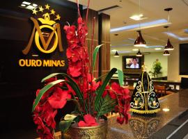 Ouro Minas Plaza Hotel，位于阿帕雷西达瓜拉廷桂塔机场 - GUJ附近的酒店