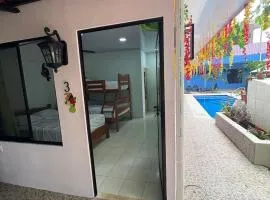 Habitacion playa 5 personas Parrita