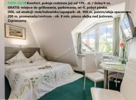 Willa Cyklada, grill, śniadania, jezioro,przystań,tawerna-200m, park linowy-400m, centrum,aquapark-900m