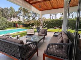 Villa Luquin，位于Hacienda Santo Domingo的酒店