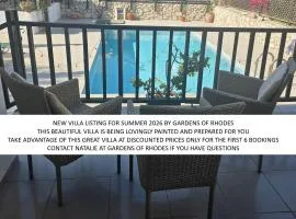 2 Bedroom Villa with Pool Pylona Gardens close to Lindos