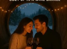 Schlafen im Weinfass