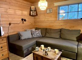 Lake cabin with rowing boat，位于Norberg的酒店