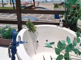 Acomodação frente mar - Tombo - Guarujá