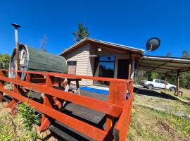 Cabaña Refugio Sauna Spa El Arrayan Casablanca Valdivia，位于瓦尔迪维亚的酒店