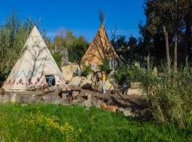 Tipi Indien insolite au Far west