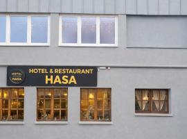 Hotel & Restaurant Hasa，位于Gernrode - Harz的酒店