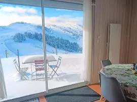 Vue exceptionnelle tout en haut des montagnes, dépaysement total !