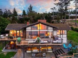 Oceanfront Home w Outdoor Dining 2 Firepits Steps to Beach Salish Sea Escape by AvantStay