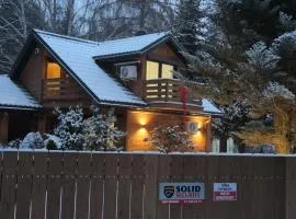 Dom letniskowy wolnostojący drewniany na wyłączność, jezioro Piaseczno 350 m, jacuzzi