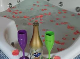 Central Terrace Escape with Jacuzzi，位于蒂米什瓦拉的带热水浴缸的酒店