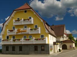 索奈酒店及餐厅，位于Rudersberg的酒店
