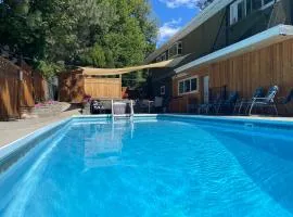 Bright poolside walkout two bedroom basement suite in the Okanagan