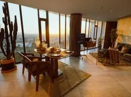 Volcano View Loft, Puebla Skyline1801