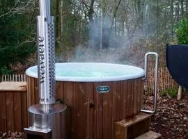 Unieke Yurt in het bos met jacuzzi en sauna