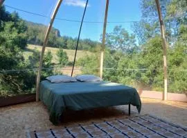 Les Cabânes- Bulle des Frênes- Nuit sous les étoiles