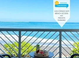 Private beach access, fiber optic internet & parking