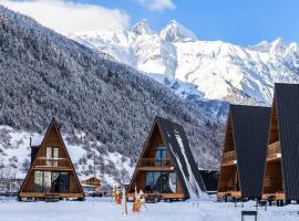 Winterfell Mestia - Premium Chalet Complex & SPA，位于梅斯蒂亚的自助式住宿