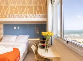 Pé na Areia 1min da Praia Piscina Vista Mar