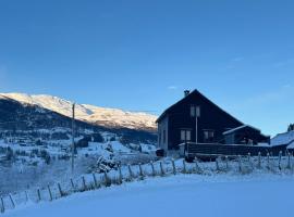 Traditional Norwegian Log Cabin With Sauna & Grillhouse，位于沃斯的别墅
