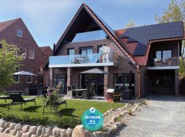 Winkelschiffchen V im Ortszentrum Juist，位于于斯德的住宿