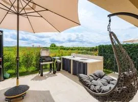 Mediterranes und modernes Apartment mit Jacuzzi, Waschmaschine, Grill