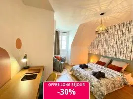 Le Corneille - Idéal Pros & Couples - Coeur historique - Château 5min - Gare 10min - Au calme - Fibre