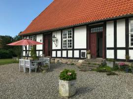 Historic Manor House At Gelskov Estate，位于Sandholts-Lyndelse的酒店