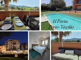 T2 Port de Porto Vecchio 4 pers vue Montagne