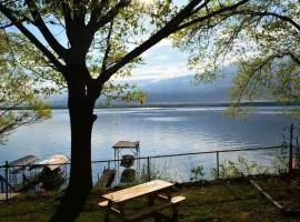 Anthony Beach - Seneca Lakefront Retreat w Covered Dock Lounge Area - Hot Tub & Fire Pit - Pets OK