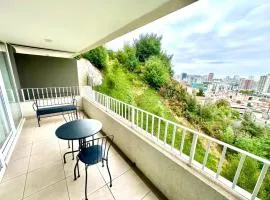Hermoso departamento, Terraza con gran vista