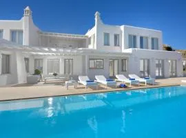 Villa Divine - 10 bedrooms in Ornos, Tennis court