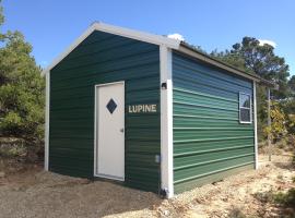 Lupine Cabin, Glamour Camping, Stunning Skies and Sunrise Views，位于蒙蒂塞洛的酒店