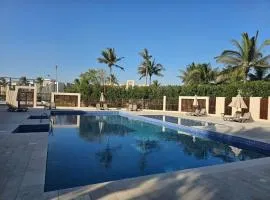 Hawana Salalah - Cozy 1BHK with Outdoor Pool هوانا صلالة - شقة مع مسبح خارجي