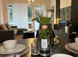 Deluxe Apartment Ruhr Oase, Neubau, 4 Personen, Parkplatz,