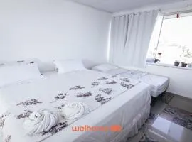 Suite com ar- condicionado em Guriri com Piscina