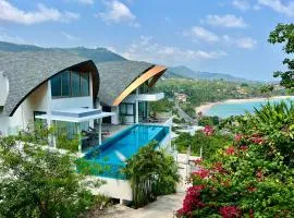 苏梅岛观景台海景别墅四卧Golden Coconut Villa7 ChawengNoi 4BR接送服务