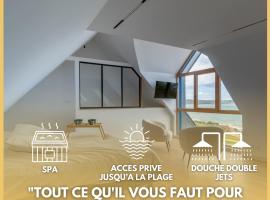 Romantic Room Sea View - Private Spa - Locquirec，位于洛基雷克的酒店