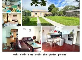 Chtx maison 7 pers jardin piscine