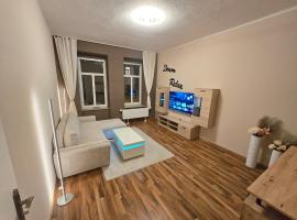 Boardinghouse mit 10 großen Apartments mit Parkplatz und Balkon，位于开姆尼茨的酒店